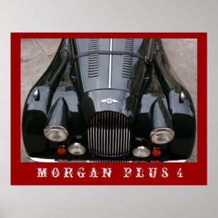 Morgan Plus 4 - Klassisches Auto Poster