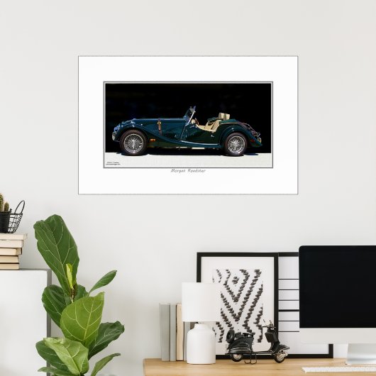 MORGAN ROADSTER POSTER (Heimbüro)
