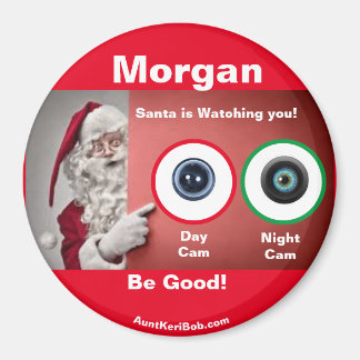 Morgan Santa beobachtet Magnet