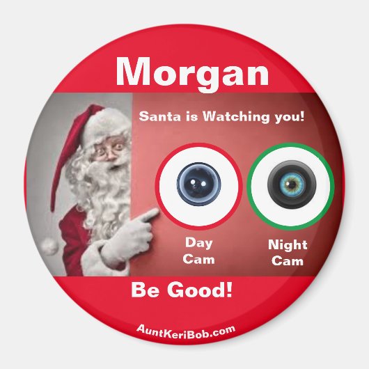 Morgan Santa beobachtet Magnet (Vorne)
