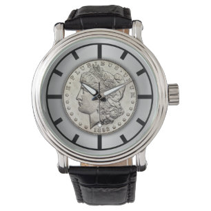 Morgan Silver Dollar Armbanduhr