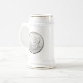 MORGAN SILVER DOLLAR BIERGLAS (Vorderseite Links)