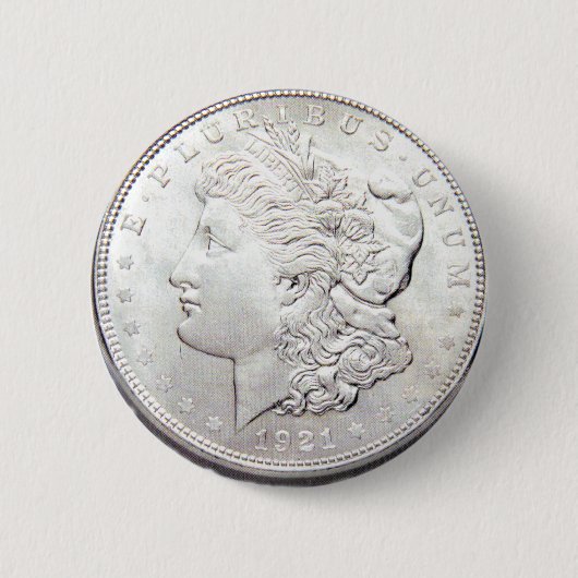 MORGAN SILVER DOLLAR BUTTON (Vorderseite)