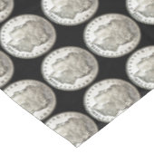 Morgan Silver Dollar Coin Tableclout anzeigen Tischdecke (Schrägansicht)