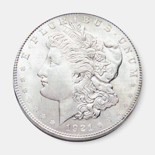 MORGAN SILVER DOLLAR MAGNET (Vorne)