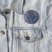 Morgan Silver Dollar Rückseite Button (Beispiel)