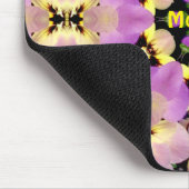 MORGAN ~ Sweet Stiefmütterchen Muster ~ Personalis Mousepad (Ecke)