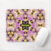 MORGAN ~ Sweet Stiefmütterchen Muster ~ Personalis Mousepad (Mit Mouse)
