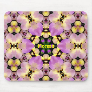 MORGAN ~ Sweet Stiefmütterchen Muster ~ Personalis Mousepad