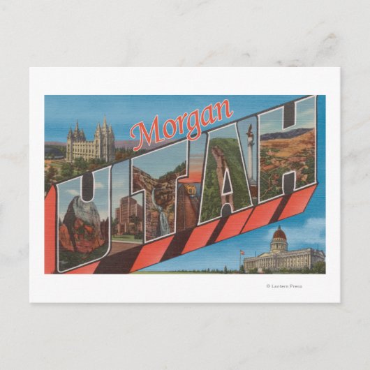 Morgan, UtahLarge Letter ScenesMorgan, ABER Postkarte (Vorderseite)