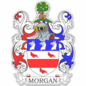 Morgan-Wappen Aufkleber (Vorderseite)