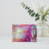 MORGANA,DRAGON DES SEES Gold Lila Wirbel Visitenkarte (Stehend Vorderseite)