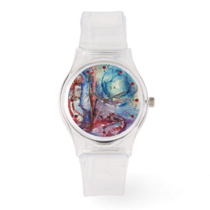 MORGANA LE FAY Arthurische Legenden Wasserfarbe Armbanduhr