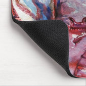 MORGANA / Magie und Geheimnis, rosa Blaue Fantasie Mousepad (Ecke)