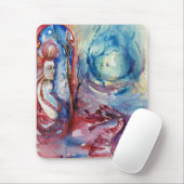 MORGANA / Magie und Geheimnis, rosa Blaue Fantasie Mousepad (Mit Mouse)