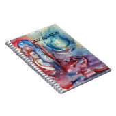 MORGANA / Magie und Geheimnis, rosa Blaue Fantasie Notizblock (Rechte Seite)