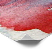 MORGANA / Magie und Mysterium Rosa Blaue Fantasie Poster (Ecke)