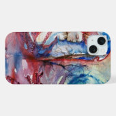 MORGANA Pink Blue Fantasy iPhone Hülle (Rückseite (Horizontal))