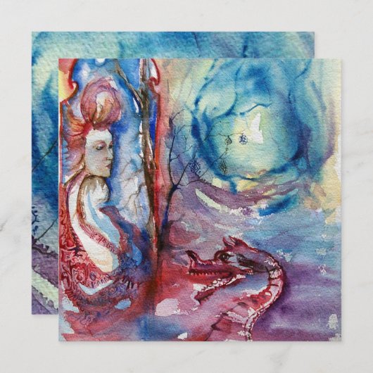 MORGANA, rosa blau (Vorne/Hinten)