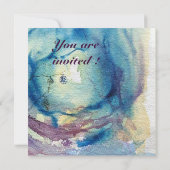 MORGANA, rosa blau Einladung (Rückseite)