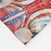 MORGANA Verzauberung und Drache ,Rosa blaue Fantas Fleecedecke (Ecke)