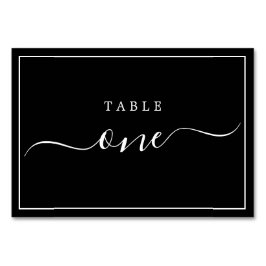 Morgana Wedding Suite - Tischnummern