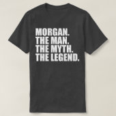 MorganMorgan Name Morgan Vorname T-Shirt (Design vorne)