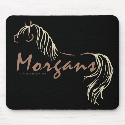 Morganpferde Mousepad (Vorne)