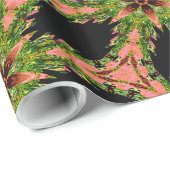 Morgans viktorianische WeihnachtsBlume Geschenkpapier (Rolleneckpunkt)