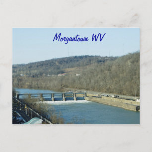 Morgantown W Postkarte