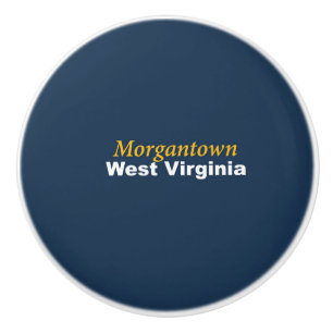 Morgantown, West Virginia Keramik Knob Keramikknauf