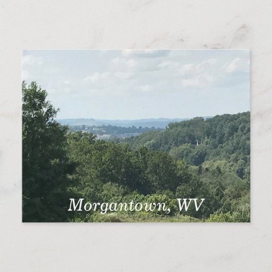 Morgantown WV Foto Postkarten (Vorderseite)