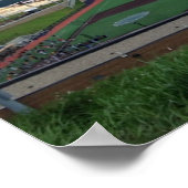 Morgantown WV von Baseball Field Posters Poster (Ecke)