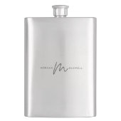 #MorganV/SMaxwellClassicFlask Flachmann (Vorderseite)