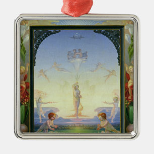 Morgen, 1808 silbernes ornament