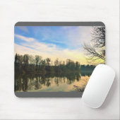 Morgen am Fluss Willamette, OR Mousepad (Mit Mouse)