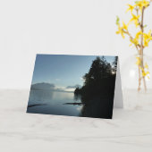 Morgen am McDonald-See im Glacier-Nationalpark Karte (Gelbe Blume)