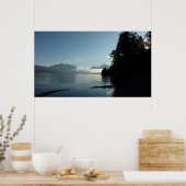 Morgen am McDonald-See im Glacier-Nationalpark Poster (Küche)