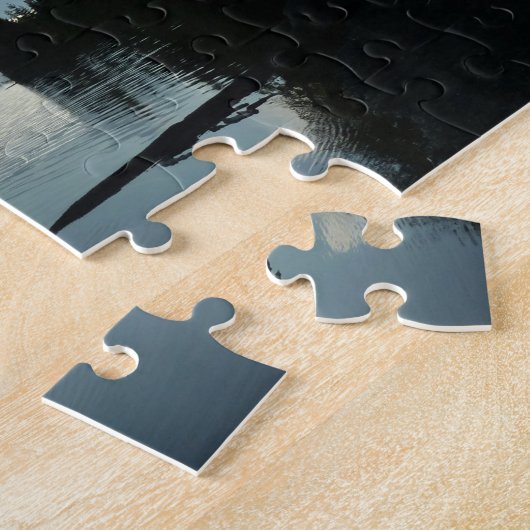 Morgen am McDonald-See im Glacier-Nationalpark Puzzle (Seite)