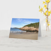 Morgen am Sand Beach Karte (Gelbe Blume)