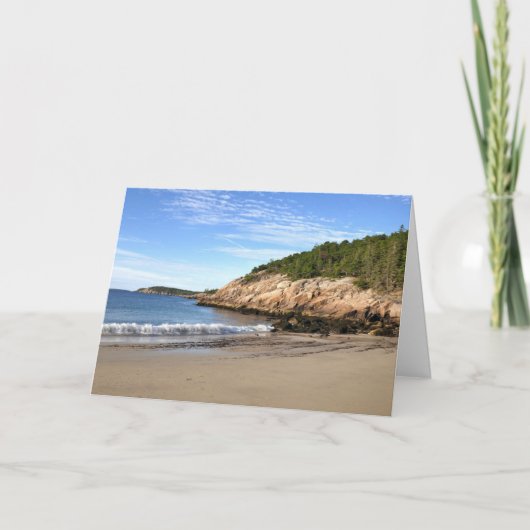 Morgen am Sand Beach Karte (Vorderseite)
