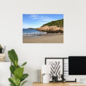 Morgen am Sand Beach Poster (Heimbüro)