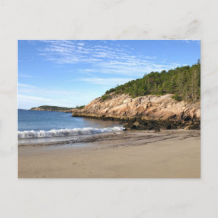 Morgen am Sandstrand Postkarte