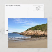 Morgen am Sandstrand Postkarte (Vorne/Hinten)