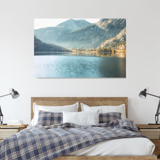 Morgen am Silver Lake Leinwanddruck (Insitu (Schlafzimmer))