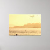 Morgen an der Bucht Leinwanddruck (Vorderseite)