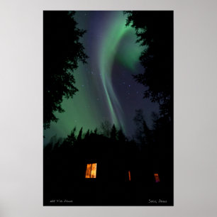 Morgen an der Kabine Poster