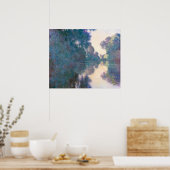 Morgen an der Seine: Claude Monet Impressionist Poster (Küche)