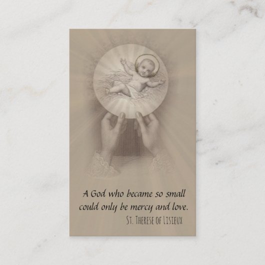 Morgen-Angebot der Gebets-heiligen Karte St. (Vorderseite)