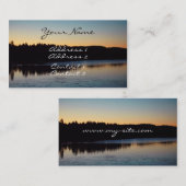 Morgen-Ansicht Visitenkarte (Vorne/Hinten)